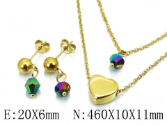 HY Wholesale 316L Stainless Steel Lover jewelry Set-HY91S0819HHQ