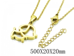 HY Stainless Steel 316L Necklaces (Animal Style)-HY91N0190MLS