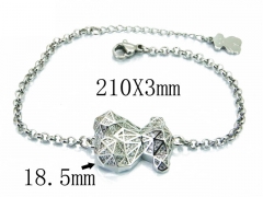 HY Wholesale Stainless Steel 316L Bracelets (Bear Style)-HY90B0391IHQ