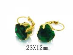 HY Wholesale 316L Stainless Steel Drops Earrings-HY21E0096JM