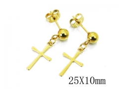 HY Wholesale 316L Stainless Steel Drops Earrings-HY67E0302JD