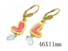 HY Wholesale 316L Stainless Steel Drops Earrings-HY64E0415KW