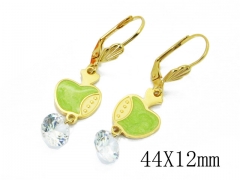 HY Wholesale 316L Stainless Steel Drops Earrings-HY64E0419KX