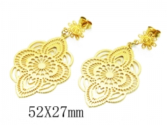 HY Wholesale 316L Stainless Steel Drops Earrings-HY67E0327LQ