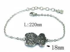 HY Wholesale Stainless Steel 316L Bracelets (Bear Style)-HY90B0394HKV