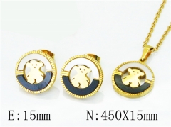 HY 316L Stainless Steel jewelry Bears Set-HY21S0189HMR