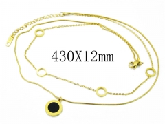 HY Wholesale Stainless Steel 316L Necklaces-HY32N0116HHS