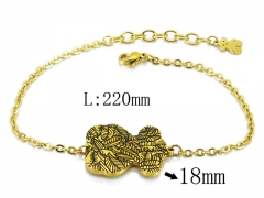 HY Wholesale Stainless Steel 316L Bracelets (Bear Style)-HY90B0395HMV