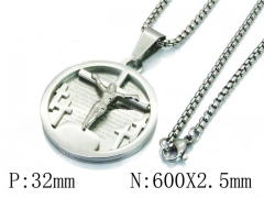 HY Wholesale Stainless Steel 316L Necklaces (Religion Style)-HY09N1008HJQ