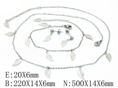 HY Stainless Steel jewelry Plant Style Set-HY59S1485O5