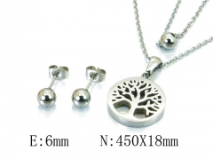 HY Stainless Steel jewelry Plant Style Set-HY91S0862OS