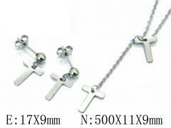 HY Wholesale 316 Stainless Steel Font jewelry Set-HY59S1600KLT