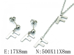 HY Wholesale 316 Stainless Steel Font jewelry Set-HY59S1614KLF