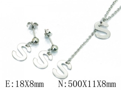 HY Wholesale 316 Stainless Steel Font jewelry Set-HY59S1601KLS