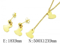 HY Wholesale 316L Stainless Steel Lover jewelry Set-HY59S1544LLA