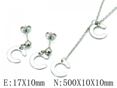 HY Wholesale 316 Stainless Steel Font jewelry Set-HY59S1617KLC