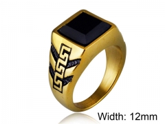 HY Wholesale 316L Stainless Steel Rings-HY0014R133