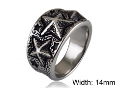 HY Wholesale 316L Stainless Steel Rings-HY0014R190