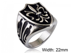 HY Wholesale 316L Stainless Steel Rings-HY0014R193