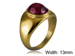 HY Wholesale 316L Stainless Steel Rings-HY0014R112