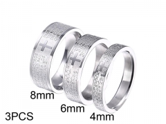 HY Wholesale 316L Stainless Steel Rings-HY005R043