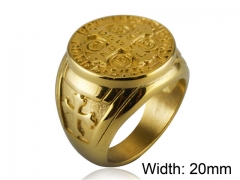 HY Wholesale 316L Stainless Steel Rings-HY0014R008