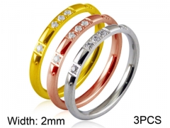 HY Wholesale 316L Stainless Steel Rings-HY0014R041