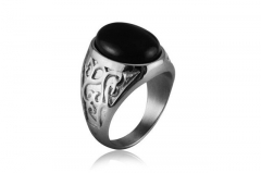 HY Wholesale 316L Stainless Steel Rings-HY0014R032