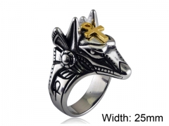 HY Wholesale 316L Stainless Steel Rings-HY0014R099