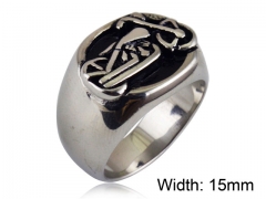 HY Wholesale 316L Stainless Steel Rings-HY0014R208