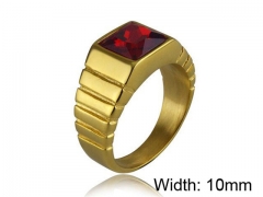 HY Wholesale 316L Stainless Steel Rings-HY0014R046