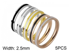 HY Wholesale 316L Stainless Steel Rings-HY0014R040