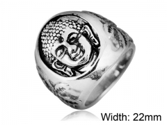 HY Wholesale 316L Stainless Steel Rings-HY0014R068