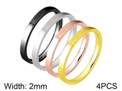 HY Wholesale 316L Stainless Steel Rings-HY0014R028