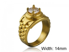 HY Wholesale 316L Stainless Steel Rings-HY0014R219