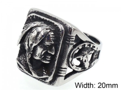 HY Wholesale 316L Stainless Steel Rings-HY0019R303