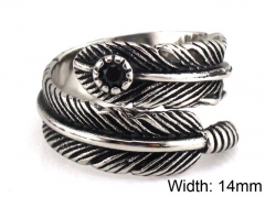 HY Wholesale 316L Stainless Steel Rings-HY0019R408