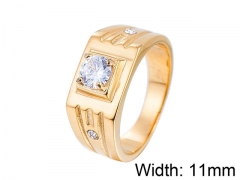 HY Wholesale 316L Stainless Steel Rings-HY0013R443