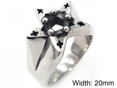 HY Wholesale 316L Stainless Steel Rings-HY0019R379