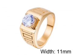 HY Wholesale 316L Stainless Steel Rings-HY0013R508