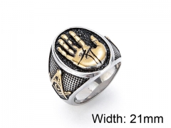 HY Wholesale 316L Stainless Steel Rings-HY0013R335