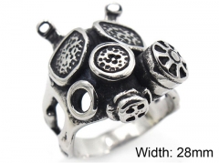 HY Wholesale 316L Stainless Steel Rings-HY0019R314