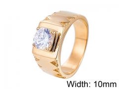 HY Wholesale 316L Stainless Steel Rings-HY0013R493