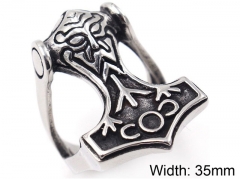 HY Wholesale 316L Stainless Steel Rings-HY0019R343