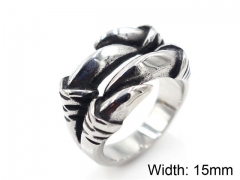 HY Wholesale 316L Stainless Steel Rings-HY0019R366