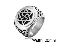 HY Wholesale 316L Stainless Steel Rings-HY0013R574