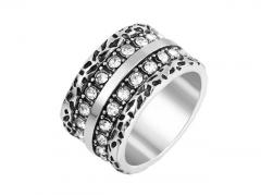 HY Wholesale 316L Stainless Steel Rings-HY0013R449