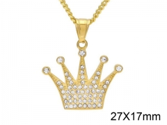 HY Jewelry Wholesale Stainless Steel Crystal or Zircon Pendant (not includ chain)-HY0061P030