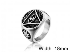 HY Wholesale 316L Stainless Steel Rings-HY0013R447