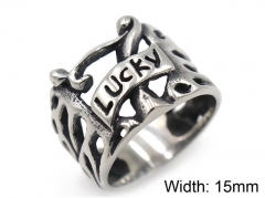 HY Wholesale 316L Stainless Steel Rings-HY0019R406